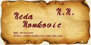 Neda Momković vizit kartica